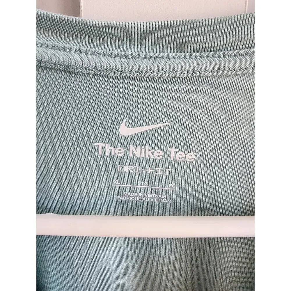 Nike Dri-Fit Bones Skeleton Graphic T-Shirt Green #‎ FJ2401-309 Size XL